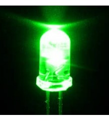 5mm Clear Lens LED Green